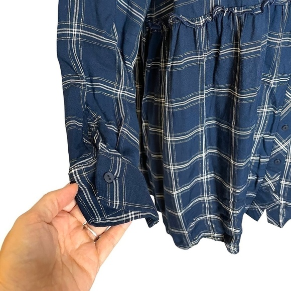 Checked Mini Shirt Dress 🤍 - Picture 11 of 16